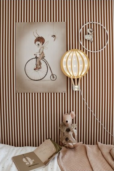 Little Lights - Lampe veilleuse montgolfière moutarde