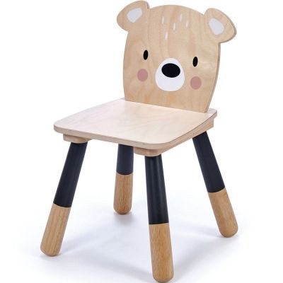 Tender Leaf - Chaise enfant ours en bois