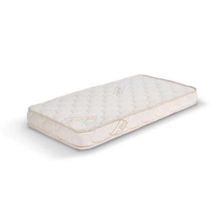 ID Kids - Matelas bébé coton bio mousse blanc 70x140 cm