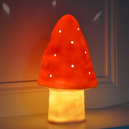 Egmont Toys - Petite lampe veilleuse champignon Rouge