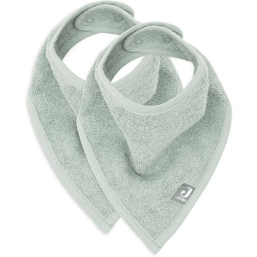 Jollein - Lot de 2 bavoirs bandana Ash Green