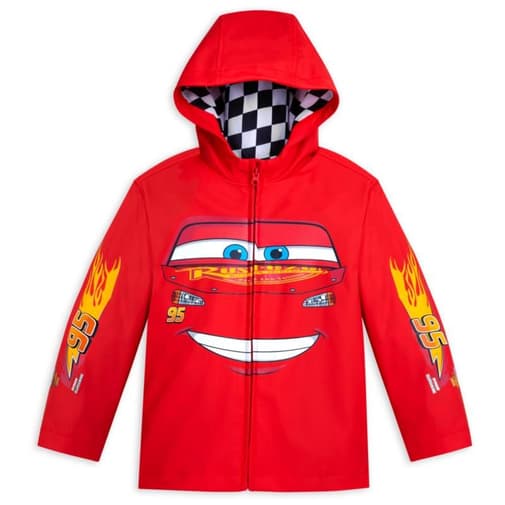 Disney Store - Imperméable Flash McQueen à capuche pour enfants, Disney Pixar Cars | Disney Store