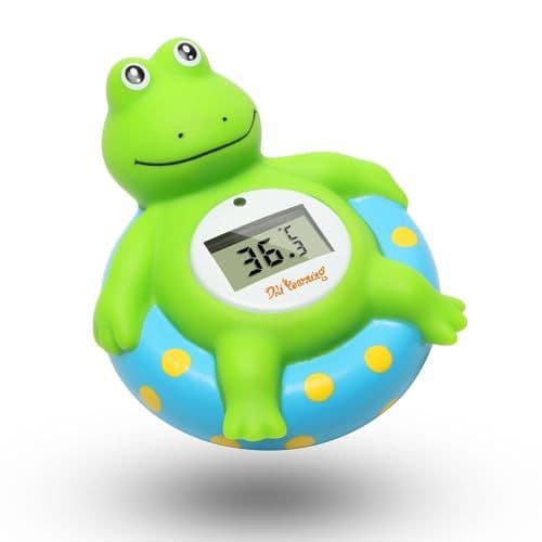 Doli Yearning - Doli Yearning Thermomètre de bain pour bébé, jouet de bain flottant pour tout-petits, thermomètre de baignoire, à degrés Fahrenheit et Celsius – Bleu