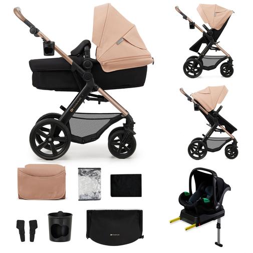 Kinderkraft - Poussette multifonctionnelle 4en1 MOOV 2 beige