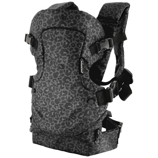 Infantino - Porte bébé Flip 4 en 1 Black Leopard