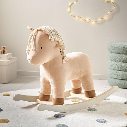 Petite Amélie - Petite Amélie | Cheval à bascule Arthur | Jouet en bois pour enfant | Brun chaud | Design intemporel pour chambre d'enfant et décoration ludique
