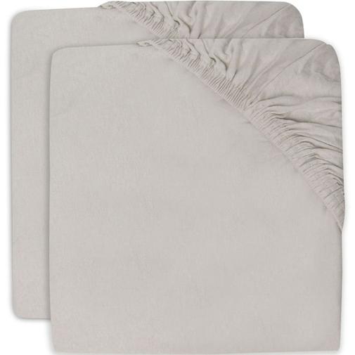 Jollein - Lot de 2 draps housses de berceau Nougat (40 x 80 cm)