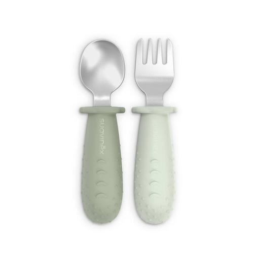Suavinex - Set Couverts D?apprentissage Vert