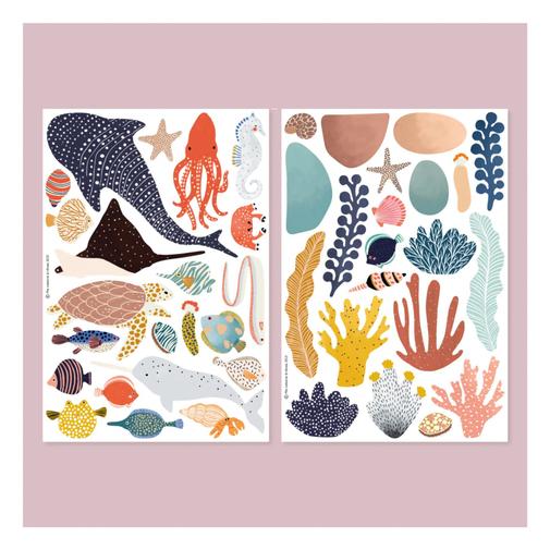 Ma Cabane à rêves - Ma Cabane à rêves - Magnets Animaux Océan - Fonds Marins