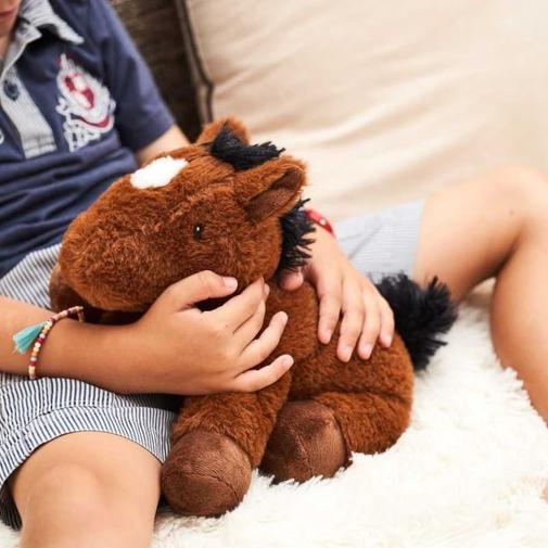 Pelucho - Peluche bouillotte poney