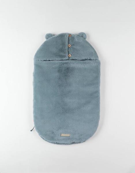 Noukie's - Nid D'ange Jersey Et Fausse Fourrure Bleu Canard