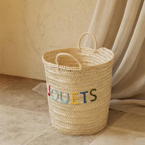Home Maison - Panier De Rangement "jouets " Naturel