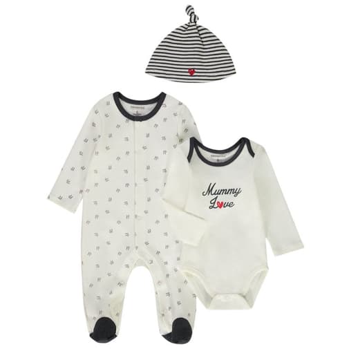 Orchestra - Ensemble 3 pièces imprimé dad & mummy love - Taille 1 ET 3 Mois