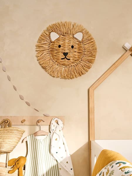 Vertbaudet - Trophée mural Lion beige - Vertbaudet