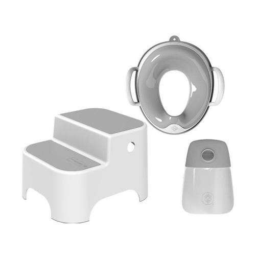 Prince Lionheart - Set d'apprentissage de la propreté 3 en 1 blanc/gris - Gris