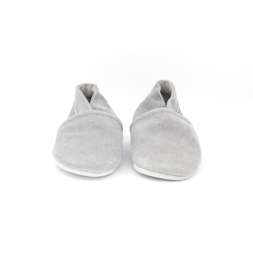 Stabifoot - Chaussons souples 0-3M en suède Babysoft sky