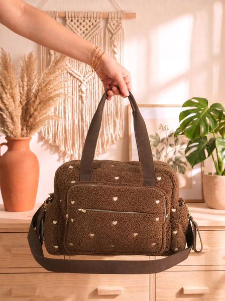 Vertbaudet - Sac 24H multipoche sherpa noisette