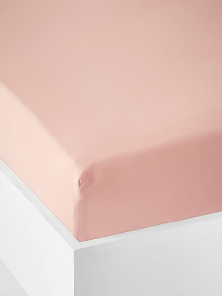 Vertbaudet - Drap-housse bébé uni rose pâle - 60x120