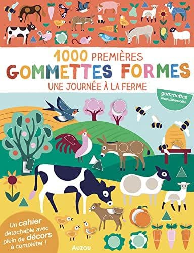 Taylor, Nadia - Mes tout premiers autocollants - 1000 premières gommettes formes - une journée à la ferme