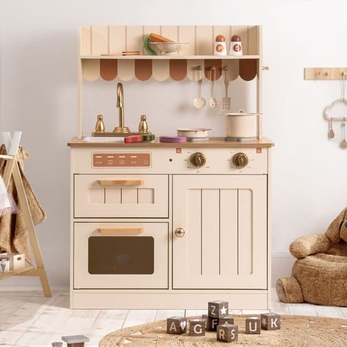 ROBOTIME - Cuisine enfant en bois - Caramel