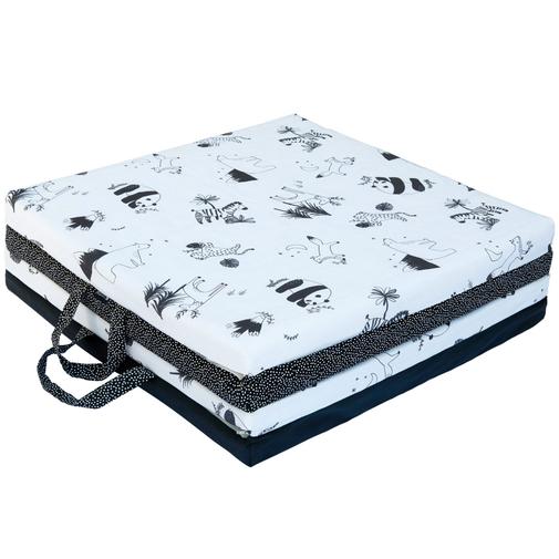 Candide - Tapis de jeu pliable 3 en 1 Black & white experience