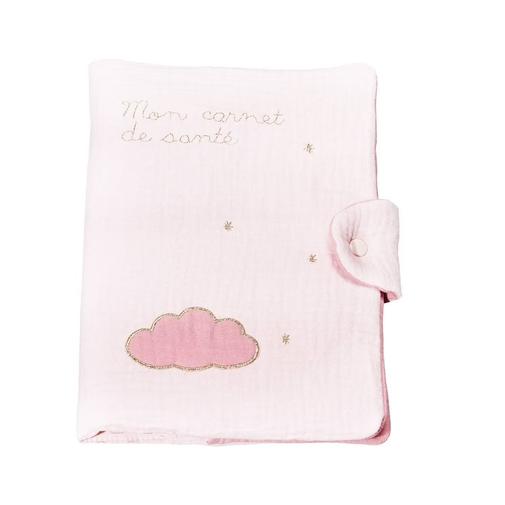Sauthon - Protège Carnet De Santé En Coton - Lily Rose