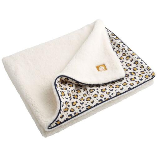 Sauthon - Couverture en gaze de coton Léopard (75 x 100 cm)
