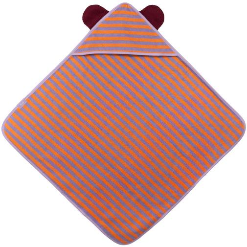 Quut - Cape de bain Ours Lavande (75 x 75 cm)