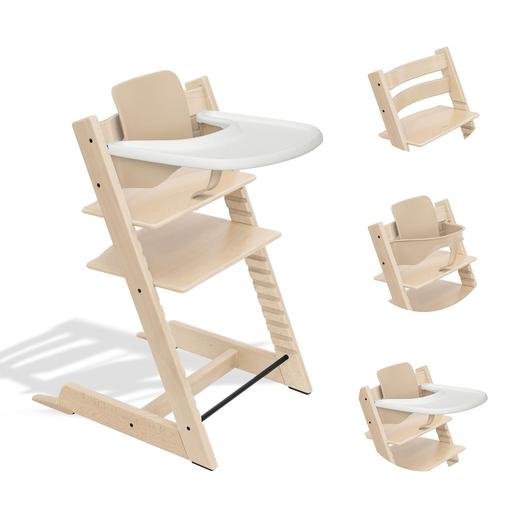 Stokke - Chaise Haute Tripp Trapp avec Plateau et Baby Set - Naturel