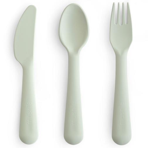 Mushie - Set de couverts Sage