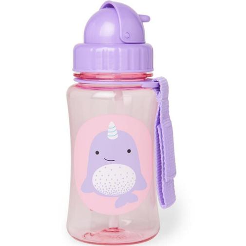 Skip Hop - Gourde à paille Zoo Narval (350 ml)