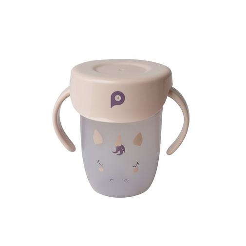 Prémaman - tasse d'apprentissage 360° antifuite Licorne beige - Beige