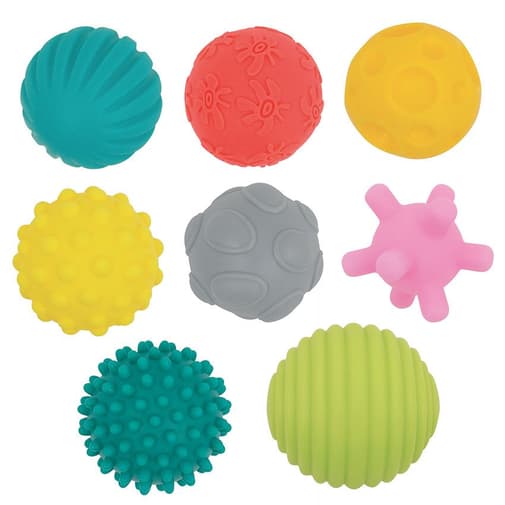 Ludi - Assortiment de 8 balles sensorielles
