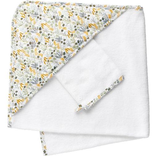 Sauthon - Cape de bain + gant de toilette Promenons-nous