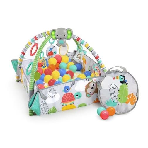 Bright Starts - Tapis d'éveil 5-en-1 Your Way Ball Play™ Totally Tropical Bright Starts : Aubert