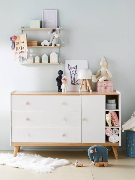 Vertbaudet - Commode XL LIGNE CONFETTI blanc