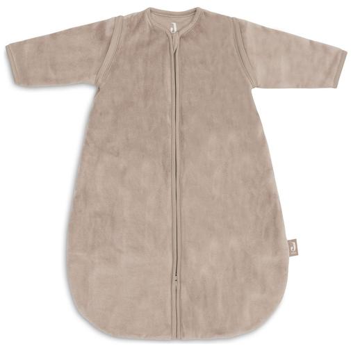 Jollein - Gigoteuse à manches amovibles Velvet Milky Coffee (0-3 mois)