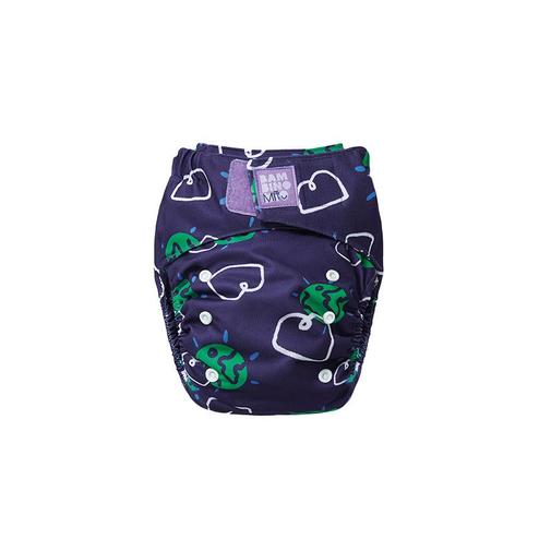 Bambino Mio - Couche lavable et réemployable Wow - Bleu marine