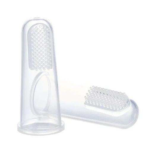 Thermobaby - 2 doigtiers brosse à dent silicone