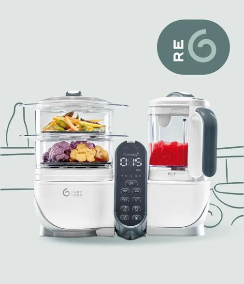 Babymoov - Robot culinaire Reconditionné - Multifonctions - Nutribaby(+)