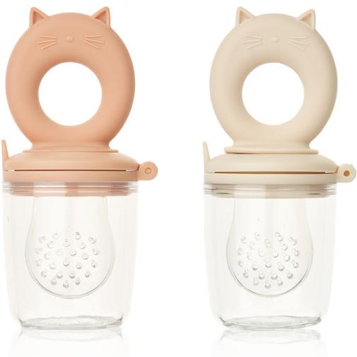Liewood - Lot de 2 sucettes grignoteuses Miranda tuscany rose - Reconditionné
