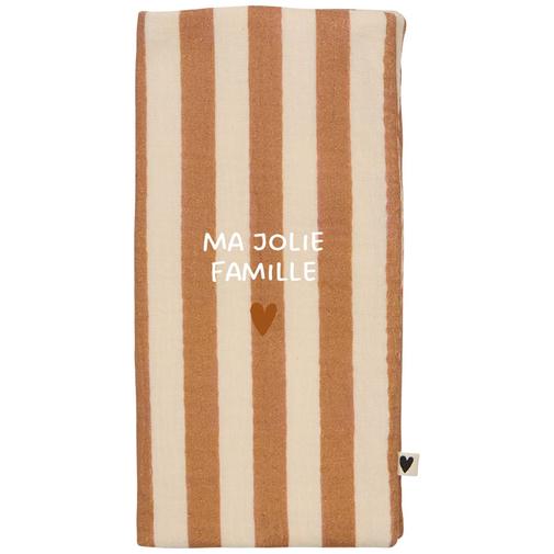 Atelier Wagram - Protège livret de famille Rayures Larges (personnalisable)