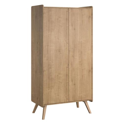 Vox Meubles - Armoire 2 Portes Vintage - Chêne