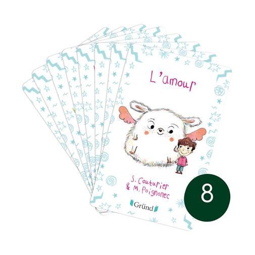 Yoto - Pack de 8 cartes à écouter "Ma petite bibliothèque des émotions" - Blanc
