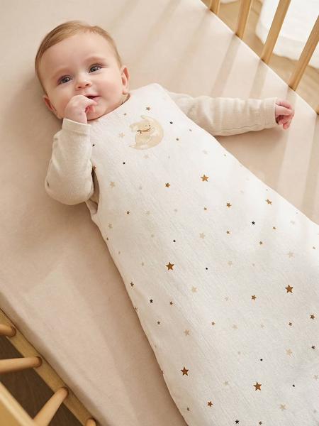 Vertbaudet - Gigoteuse jersey gauffré bébé écru