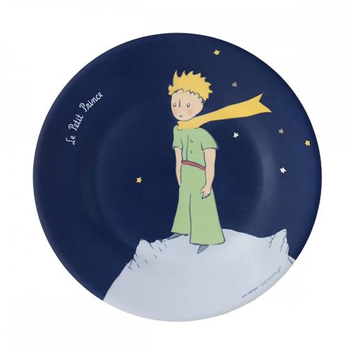 Petit Jour - Assiette Le Petit Prince Bleu Marine 20 Cm Bleu