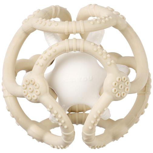 Nattou - Lot de 2 balles encastrables en silicone Argile