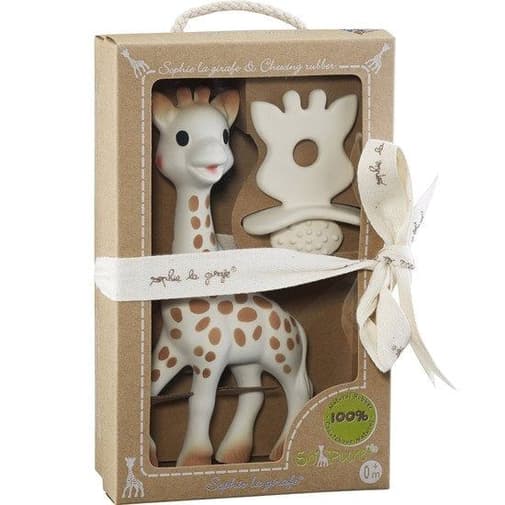 Sophie La Girafe® - Sophie La Girafe et Chewing Rubber So'Pure Blanc Sophie La Girafe®, Coffrets de naissance : Aubert