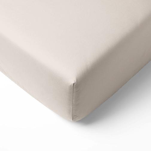 Petite Amélie - Petite Amélie | Drap-housse enfant | Jersey de coton bio | Gris Taupe | 70x140 cm | Extensible et sans substances nocives pour matelas 10-12 cm