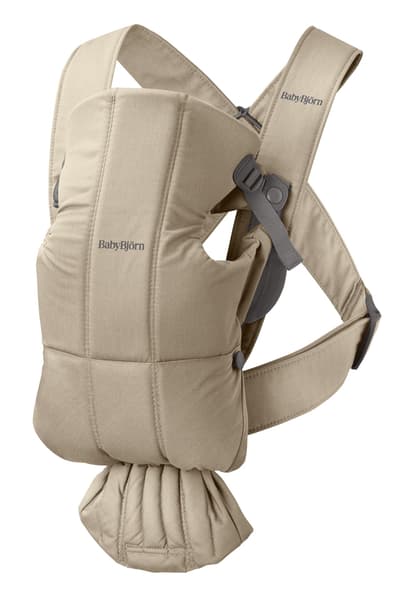 babybjorn.fr - Porte-bébé Mini -  Tissé, Beige